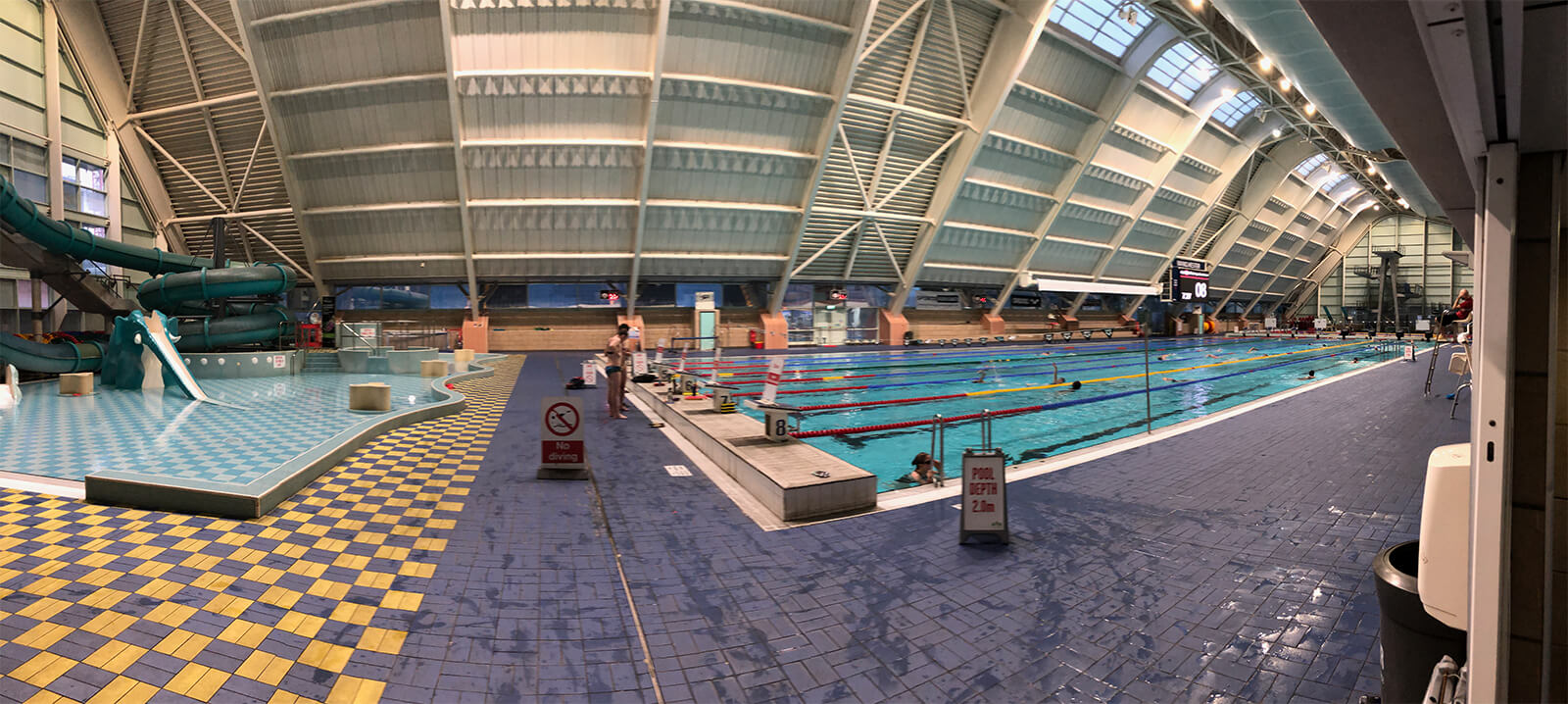 Manchester Aquatics Centre pool photo