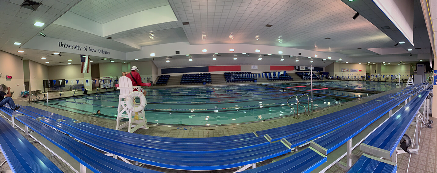 University of New Orleans Aquatic Center pool photo